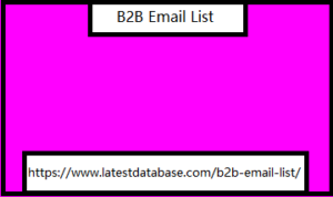 B2B Email List